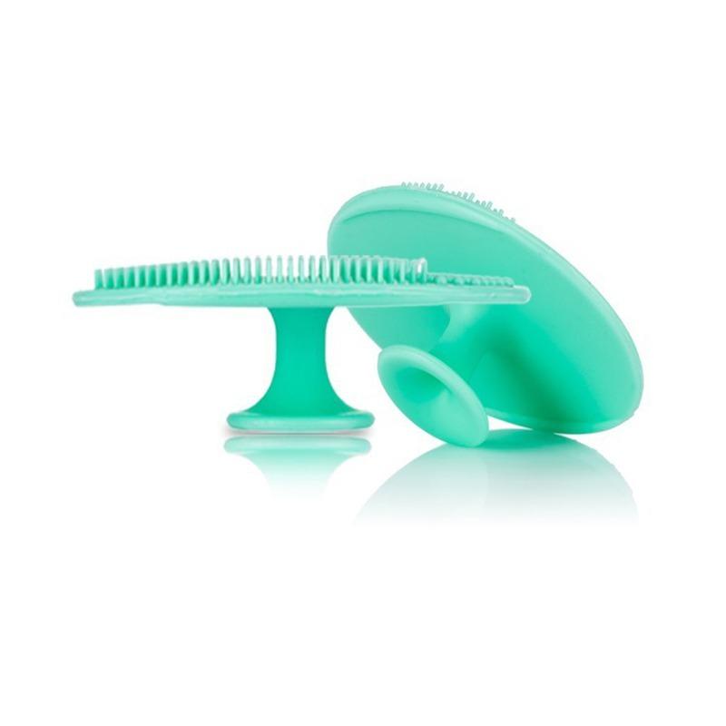 3Pcs Silicone Oval Face Wash Brushes Face Cleansing Brush Mini Massager Waterproof Facial Soft Deep Pore Cleanser Tool