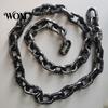 Pomeranian Leash Giant Chain Dog Leash, Lightweight Plastic Pet Looks Like Comfortable Iron Chain, Stylish Big for Small Dogs Photo Props Heavy-duty