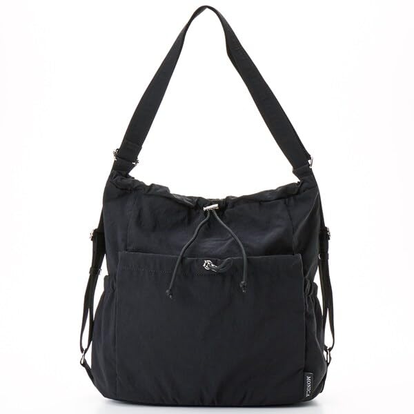 Monica Crinkle Nylon Kordelzug 2-Wege Tasche MONI1060 Grau (11)