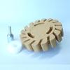 Decal Removal Eraser Wheel with Power Drill Arbor-Adapter Rubber Pinstripe 100mm
