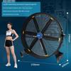 Industrial Fan Strong Movable Permanent Magnet Movable Large Electric Fan High Power Workshop Warehouse Cooling Floor