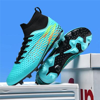 2024 Men's Soccer Shoes Large Size Ultralight Football Boots Boys Sneakers Non-Slip AG/TF Soccer Cleats Ankle Boots Unisex