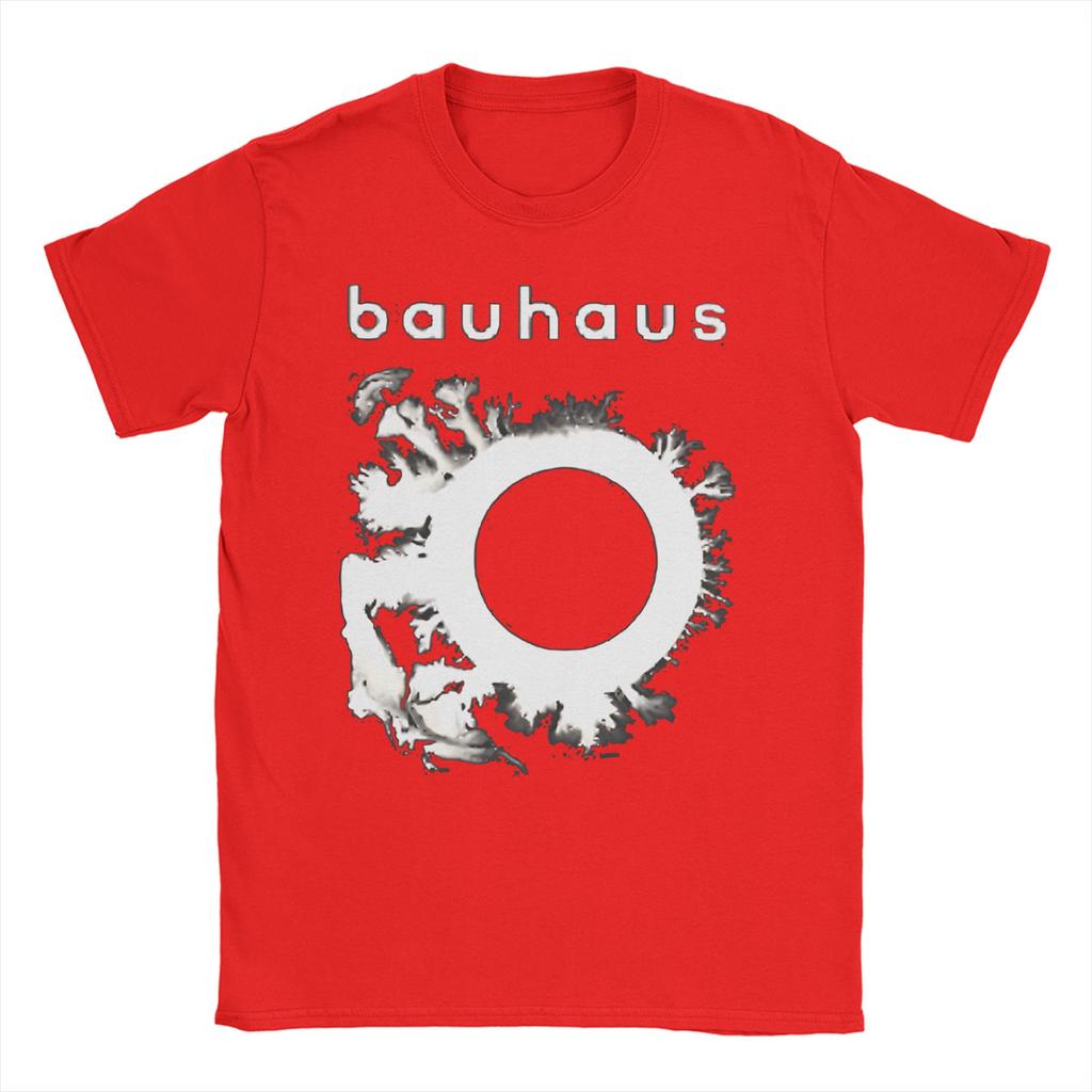 Funny Bauhaus TShirt for Unisex O Neck Cotton T Shirts Short Sleeve Tee Shirt Printed Clothing