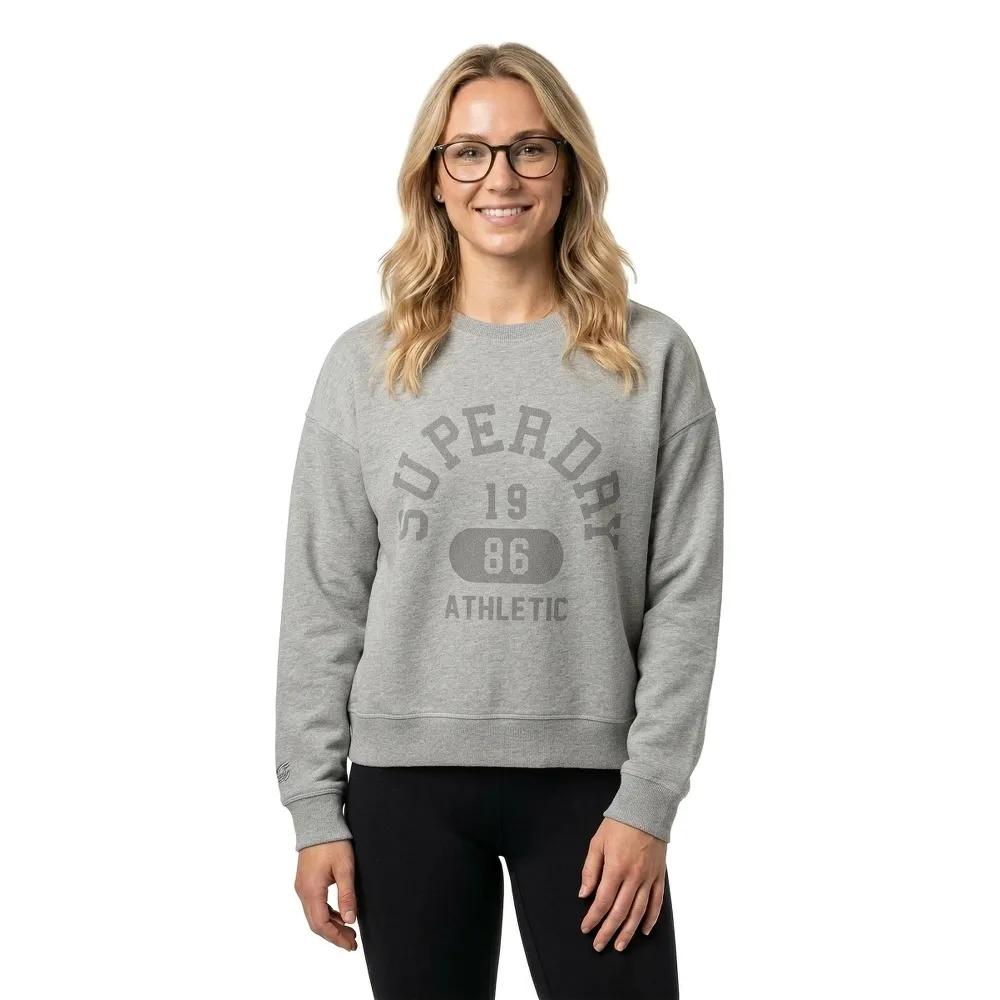 Superdry Damen Grau Sweatshirt Athletic Essentials - Bild 2