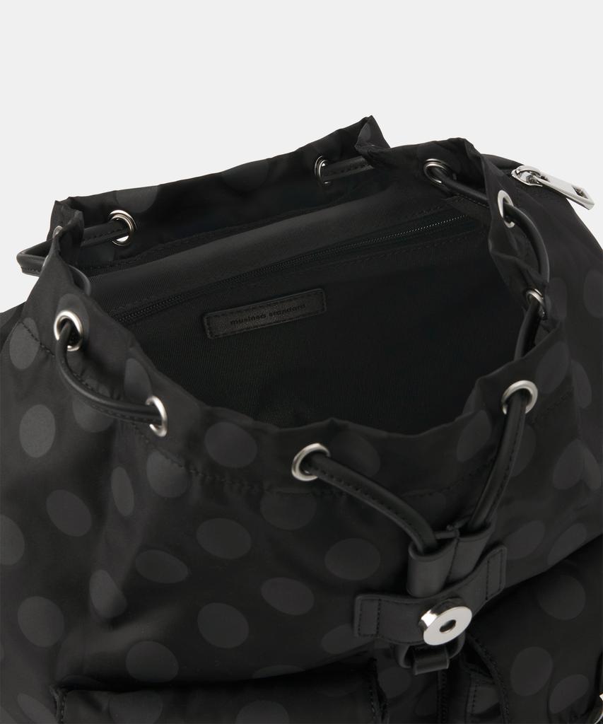 Musinsa Standard Woman Women'S Polka Dot Flap Mini Backpack [Black]