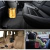 uxcell Car Trash Truck Trash Can for Front Black Can, 0.9 Gallon, Foldable, Waterproof, Portable, Hanging, Seat,