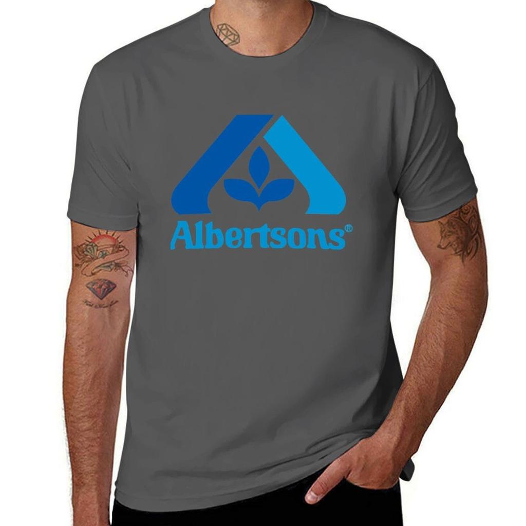 Retail Albertsons Logo Tshirt Fashion Casual Short Sleeve Top