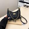 Rhombus Chain Bag Women's Large-capacity New Autumn and Winter Fashion Niche Design Messenger Bag Commuter Dumpling Bag