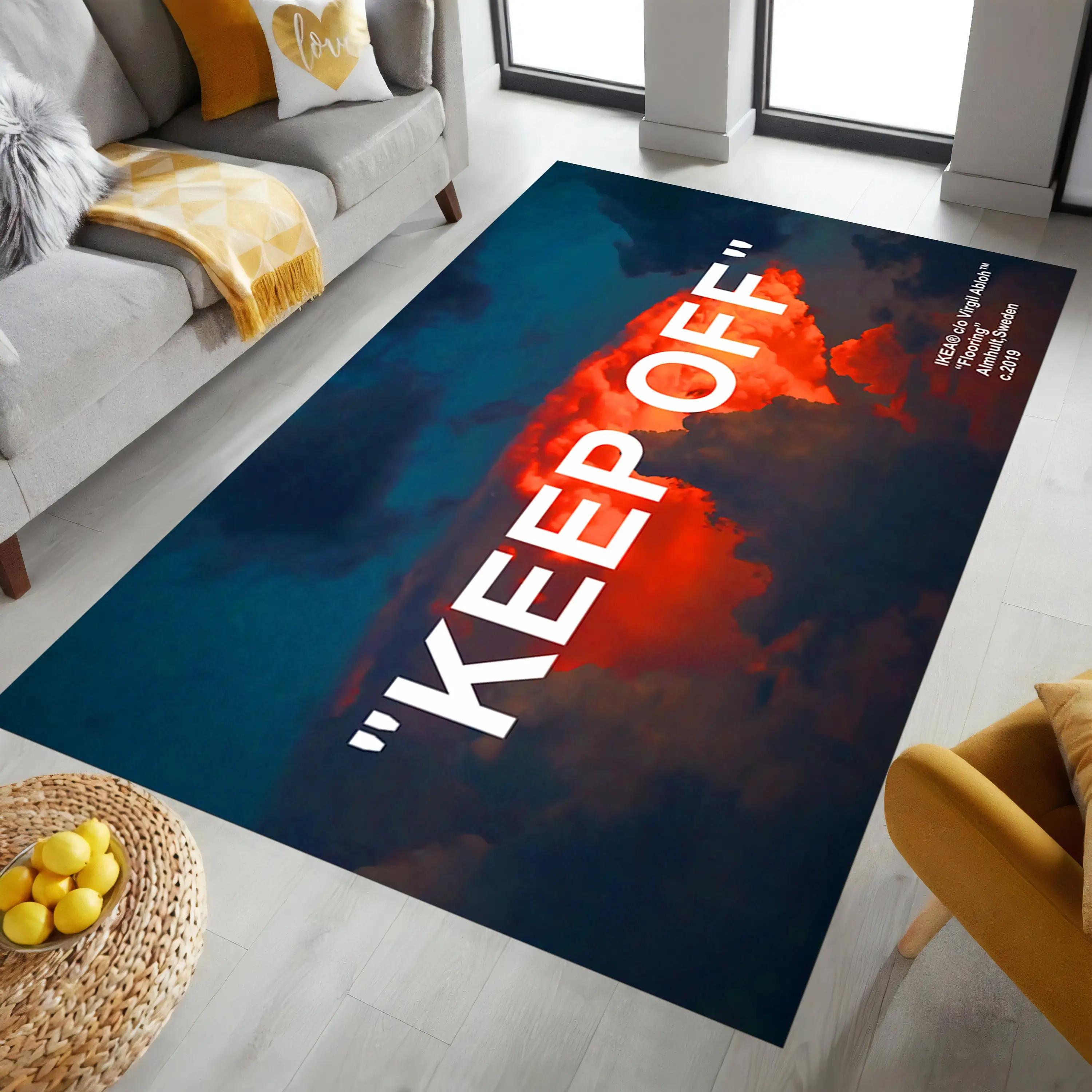 

Розкішний килим KEEP OFF Натхненний Хмарами для декору вітальні, спальні, приліжковий, для зони дивана, килимок під кавовий столик, килимок для відпочинку 120*160cm