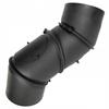 Adjustable steel elbow, 4 segments, 120 mm