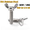 BSW / UNC 10#-24 1/4-20 Acciaio Inossidabile 304 A2 Viti Serrabili a Mano Bulloni a Farfalla Vite a Molla Regolabile