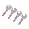 10Pcs Silver Color Metal Key Embryo Square Key Blank Fingerprint Lock Password Lock Electric Door Lock Blank