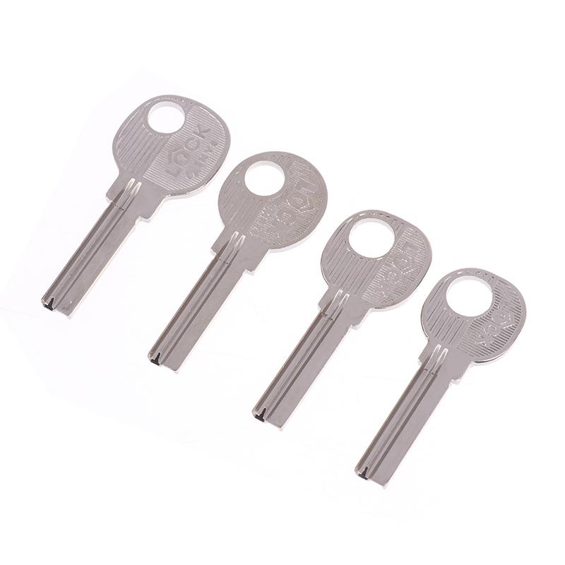 10Pcs Silver Color Metal Key Embryo Square Key Blank Fingerprint Lock Password Lock Electric Door Lock Blank