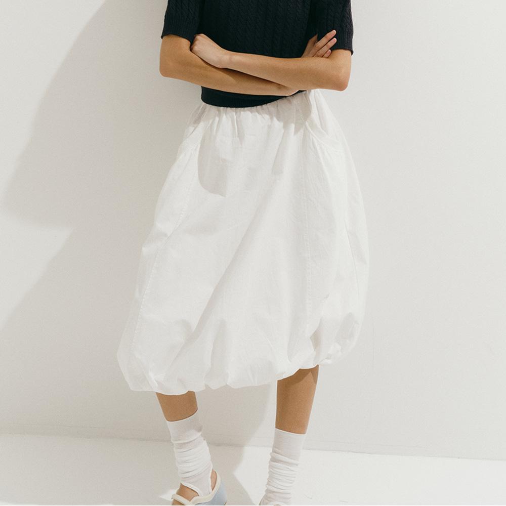 Ibiem Balloon Fit Long Skirt Emp7Esk020