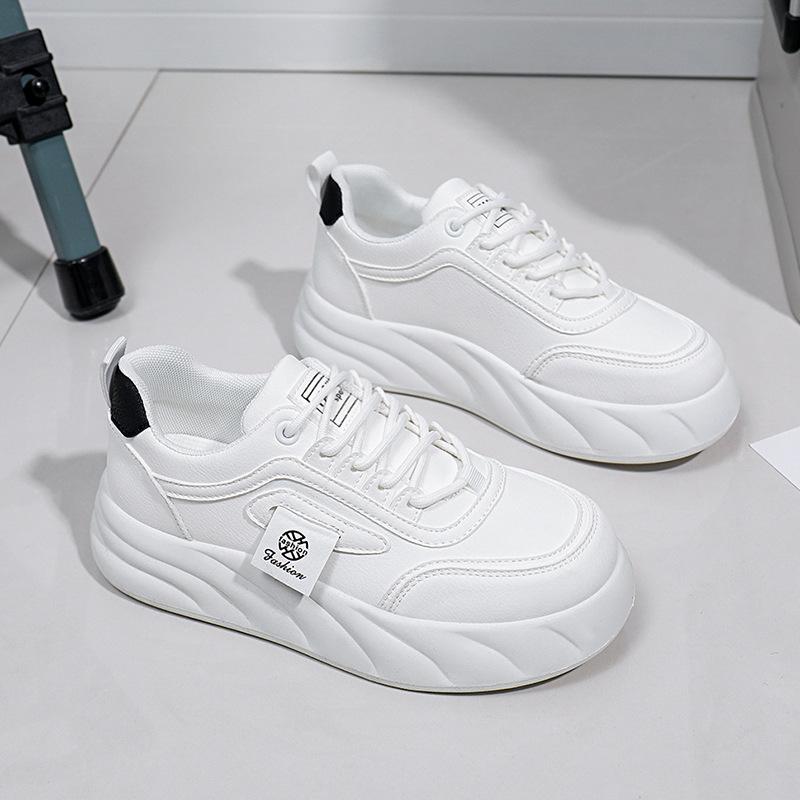 

Белые туфли модные осенние новые платформы, увеличивающие рост, дышащие повседневные туфли для студентов 35 белый