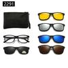 22XX Magnetic Clip-on Polarized Sunglasses for UV Protection and Driving