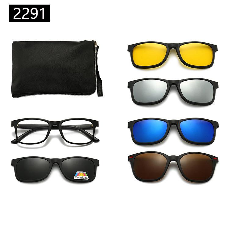 22XX Magnetic Clip-on Polarized Sunglasses for UV Protection and Driving