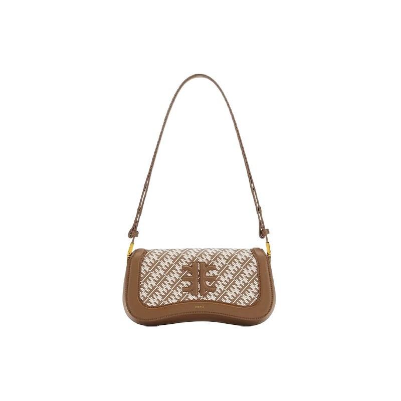 J Pudding Bag Niche Shoulder Bag Underarm Baguette Adjustment Single Shoulder Oblique Span Fashionable Retro Spring New Models