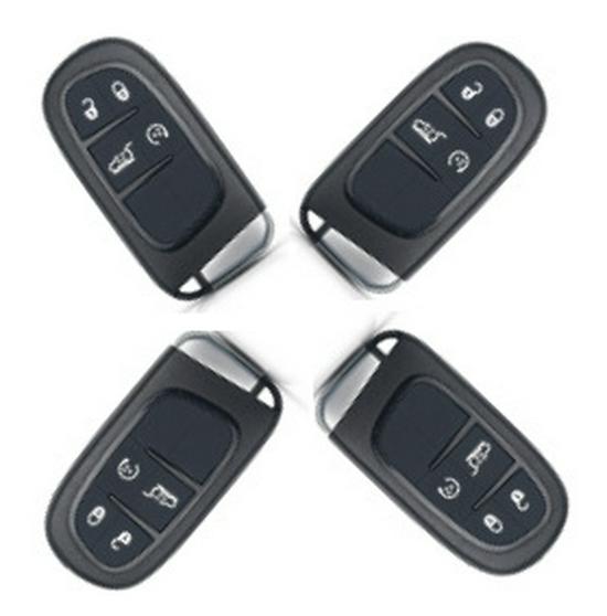 Compatible with JP Cherokee 4-Button Smart Remote Key, 4A Chip, 433MHz