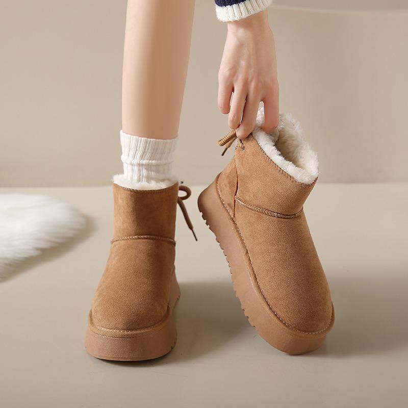 Snow boots women's new winter velvet thickened short women's boots thick-soled thermal cotton shoes women's cotton boots women's