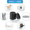 4Pcs Floor Protection Bed Furniture Riser Desk Lifts Table Chair Support  Leg Extenders