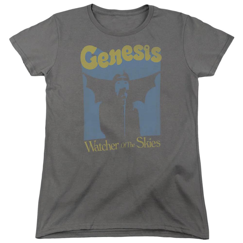 

Genesis Watcher Of The Skies Design 2 Womens T Shirt Charcoal 3XL