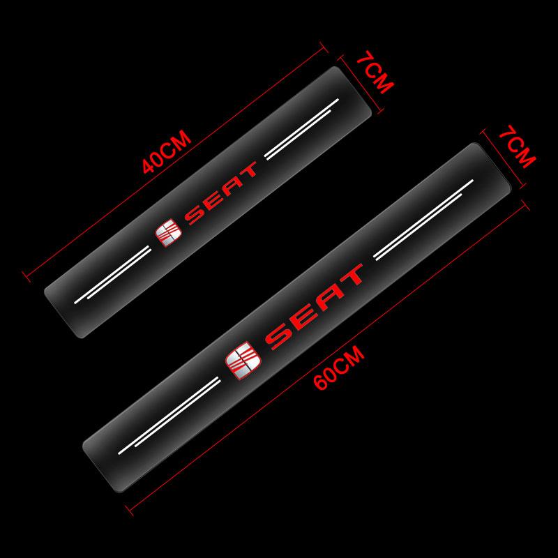 Auto Einstiegsleistenaufkleber Kratzfest Transparente Folie Schutz für SEAT Leon FR 5 6 Alhambra MK3 MII Altea 5F Ibiza Toledo Cordoba
