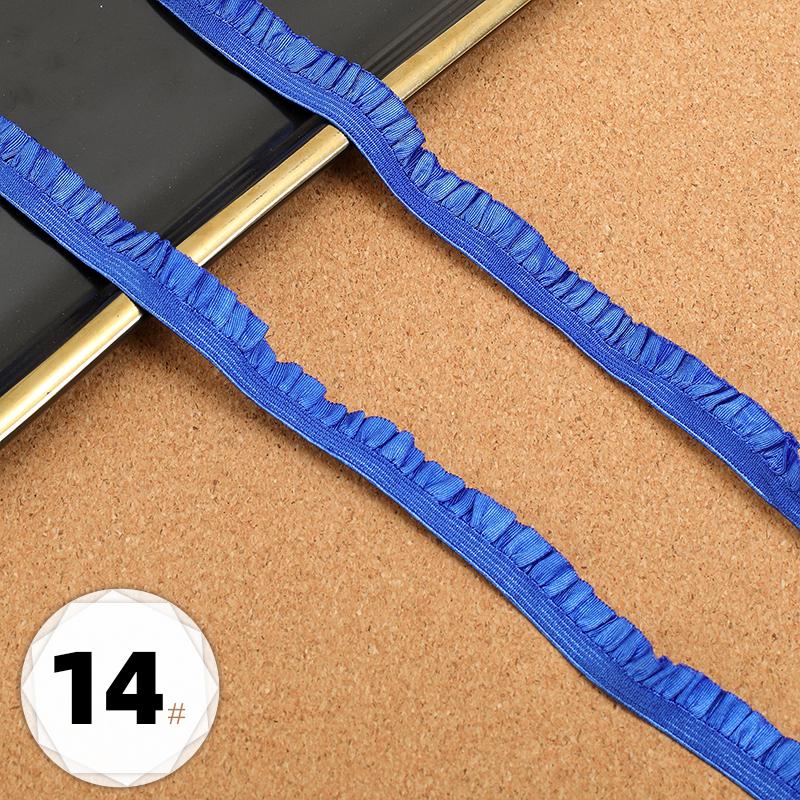 5m Elastic Lace DIY Clothing Neckline Cuff Cloth Strips Clothes Hem Decorative Trim Ribbons Party Dress Decoration Sewing Fabric