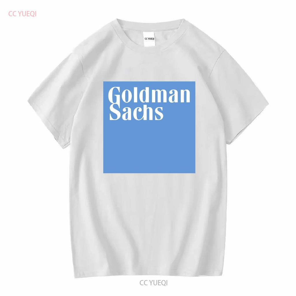 Goldman Sachs Logo T Shirt USA Size S XXL Long or Short Sleeves Vintage Washed Stylish Stretched Comfortable Versatile Graphic