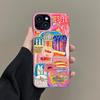 Fish Funny Sardines Laser Phone Case For iPhone 16 15 Pro Max Plus 14 13 12 Mini 11 Pro Max Shockproof Protective Back Covers