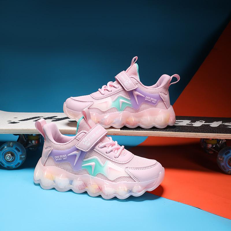 Middle school students, primary school students, mesh breathable new mesh shoes, children's shoes, spring boys, sports shoes, boys 2025