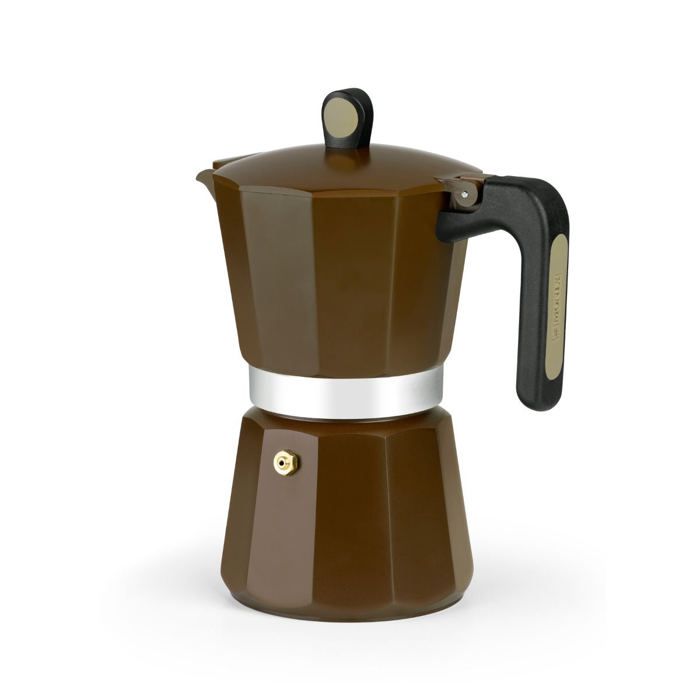 Cafetière - MONIX - NEW CREAM - Aluminium - Crème - 12 Tasses