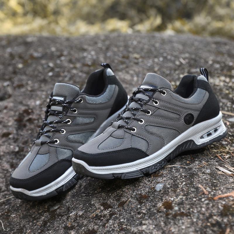 Outdoor Men's Hiking Shoes Breathable Mesh Tooling Shoes Wear-resistant Safety Shoes Labor Insurance Men's Shoes Casual Sports Shoes