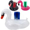 Swan Floating Coasters Portable Swan Beverage Glass Holder Water Inflatable Coasters for Holiday Birthday Party