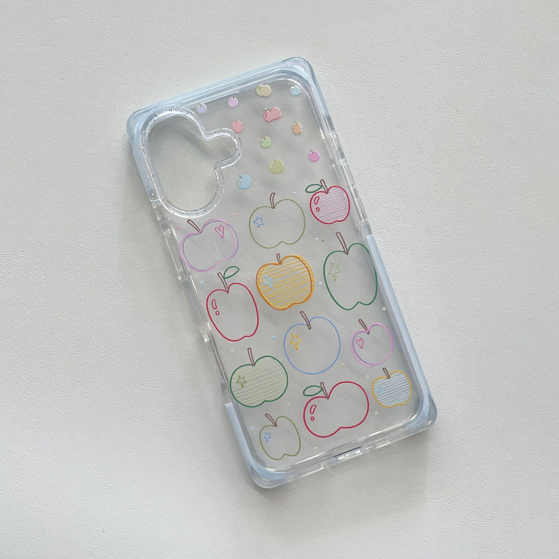 

Square Color Line Drop-Proof Phone Case for Apple iPhone 17/16/15 Pro Max 17