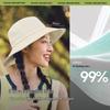 Beneunder Women's Breathable UV Protection Fisherman Hat