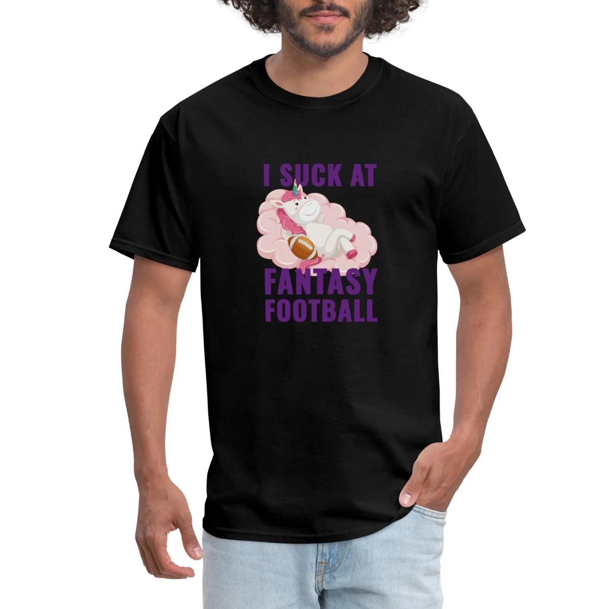 I Suck At Fantasy Football Unicorn Men s T-Shirt XXXXL