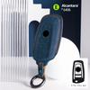 4 buttons Car Key Case cover  Alcantara  For BMW Series  X3X4X5X6 3 5 7 Series F15 F16 F20 F22 F30 F32 G30 Suede Keychain