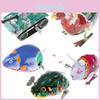Wind Kids Tin Up Classic Clockwork Toys Jumping Iron Frog Rabbit Cock Toy Action Figures Toy For Children Kids Classic Toy