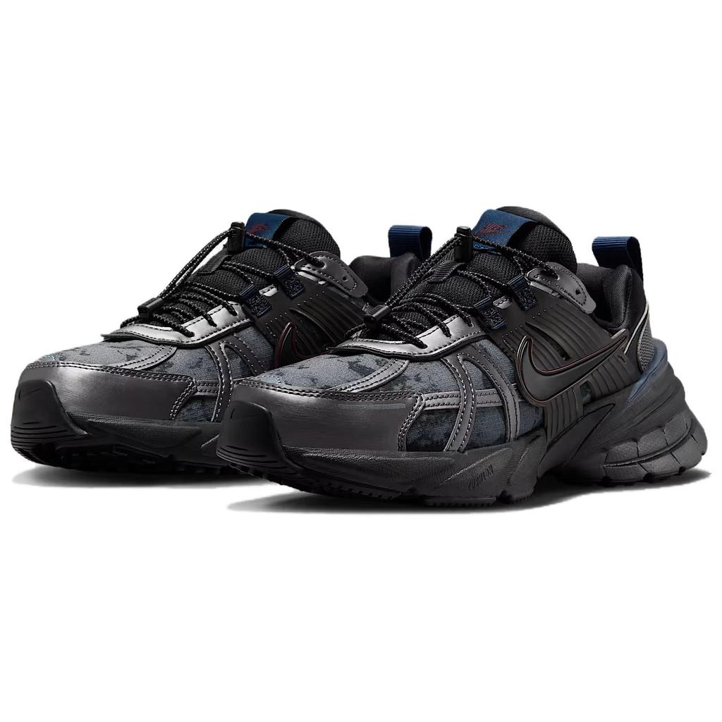 Nike V2K Run Metál Sötétszürke Bordó Összetörés (Női) Férfi Sneakerek Sötétfüstszürke Fekete HQ4053-001