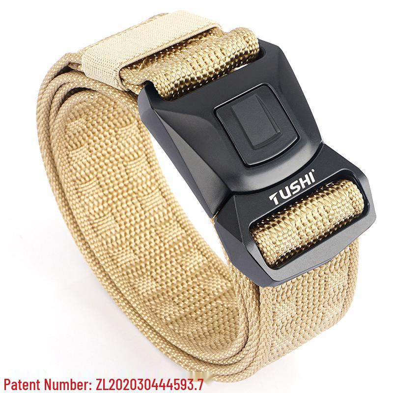 Enhanced Camouflage Tactical Nylon Belt for Training & Safety