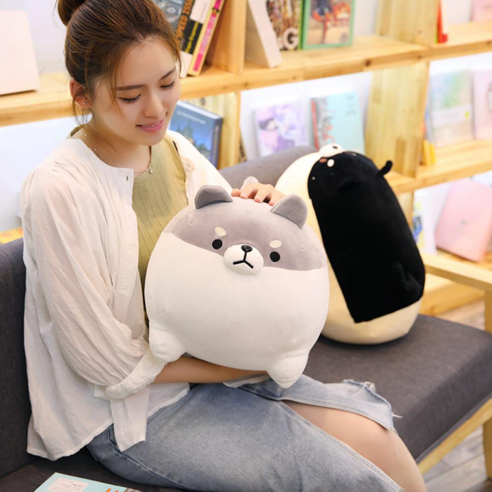 1pc New 40cm Cute Shiba Inu Dog Plush Toy Stuffed Soft Animal Corgi Chai Pillow Christmas Gift For K