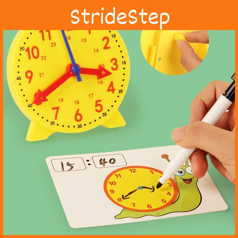 Snail Children Clock Set Educational Cartoon Tool Time Digital Model Gift Toy