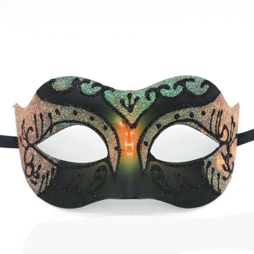 New Half Face Masquerade Mask Gentleman Halloween Masquerade Prom Mask Cosplay Costume Sexy Party Mask