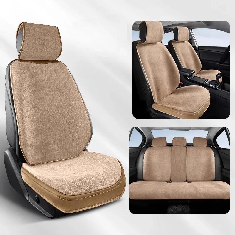Universal Car Seat Cover Four Season Auto Flax Breathable Seat Covers for Car Seats Cover Protection Cars Accessories