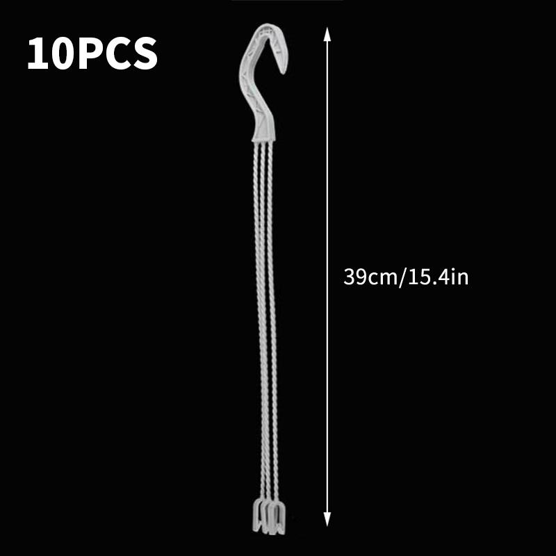 Support de Pot de Fleurs en Plastique Support Suspendu pour Pot de Plantes Crochets de Pot de Jardin Panier Suspendu pour la Maison Décoration de Balcon 24/36cm