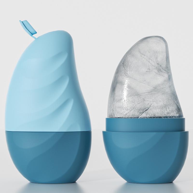 1Pcs Ice Face Roller Face Lifting Contouring Tools Mango Shape Silicone Ice Mold  Eye Facial Massager Beauty Skin Care Tools