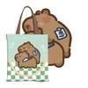 Capybara Cute Canvas Bag - Large Capacity School and Student Tote