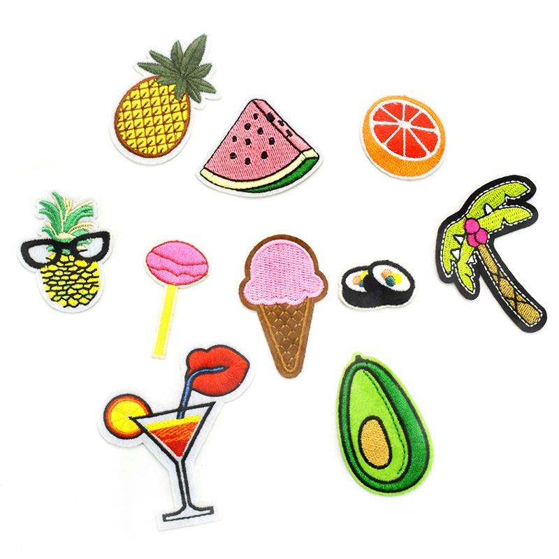 8Pcs Embroidery Drink Fruit Hearts Food Sew-On/Iron-On Patches Clothes Appliques 8Pcs Embroidery Drink Fruit Hearts Food Sew-On/Iron-On Patches Clothes Appliques