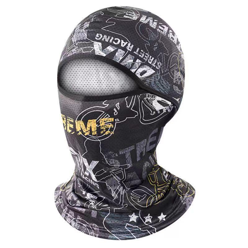 Ice Silk Takeout Rider Express Head Cover Sunscreen Mask Full Face Summer Cycling Men s Women s Magic Scarf Fishing Face Towel